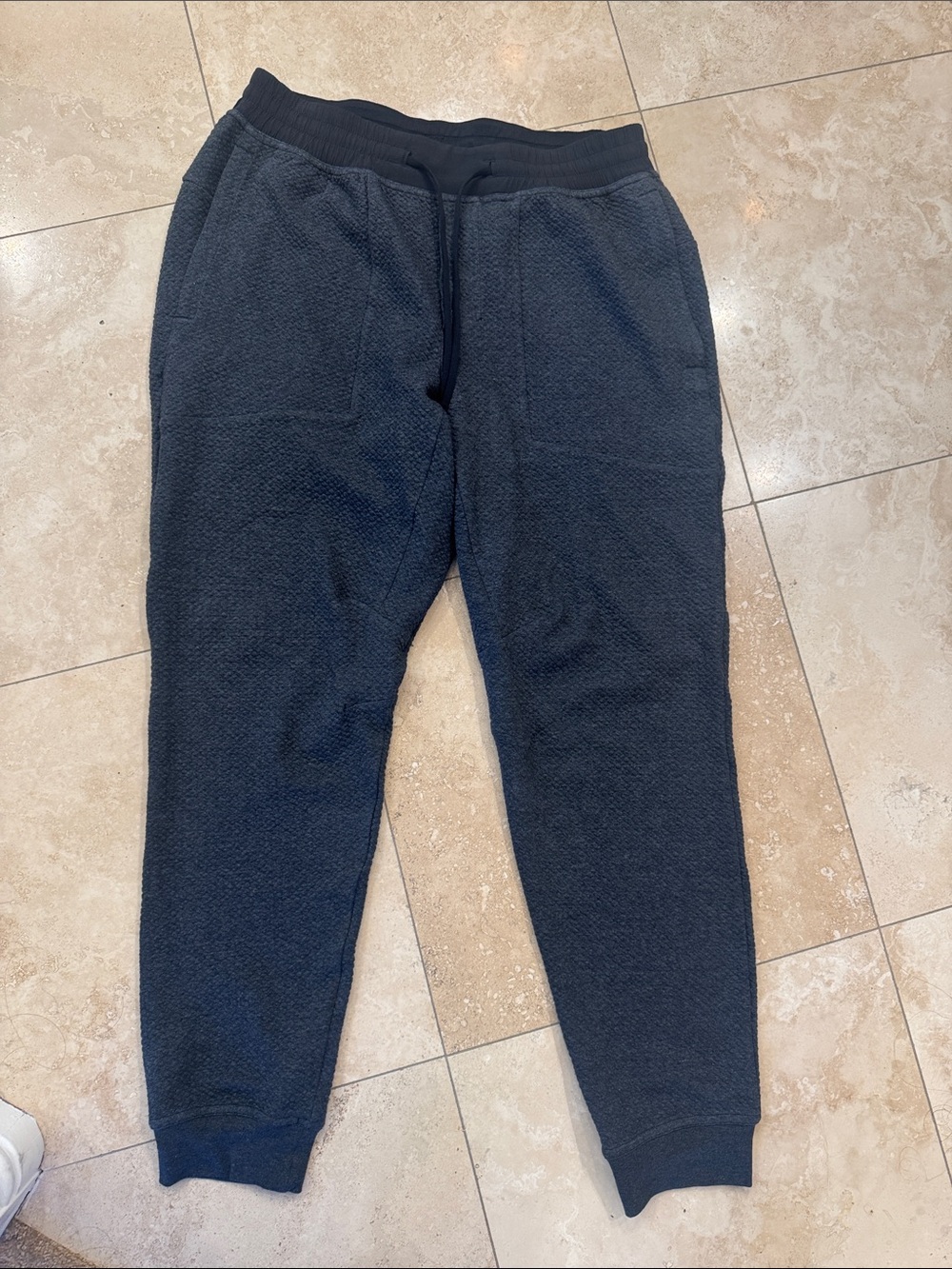 lululemon athletica Men's Dark Gray Textured Joggers